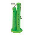 9"x3-1/2"x3-1/2" Green Coin Bank